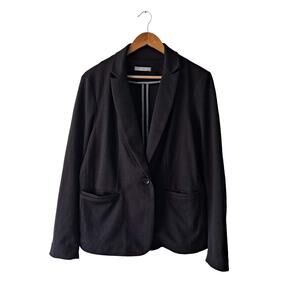 Olivia Moon Black Stretch Jacket Blazer - Size XL